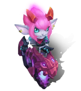 Little Demon Tristana Rose Quartz chroma
