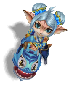 Firecracker Tristana Sapphire chroma