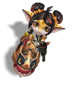 Firecracker Tristana Obsidian chroma