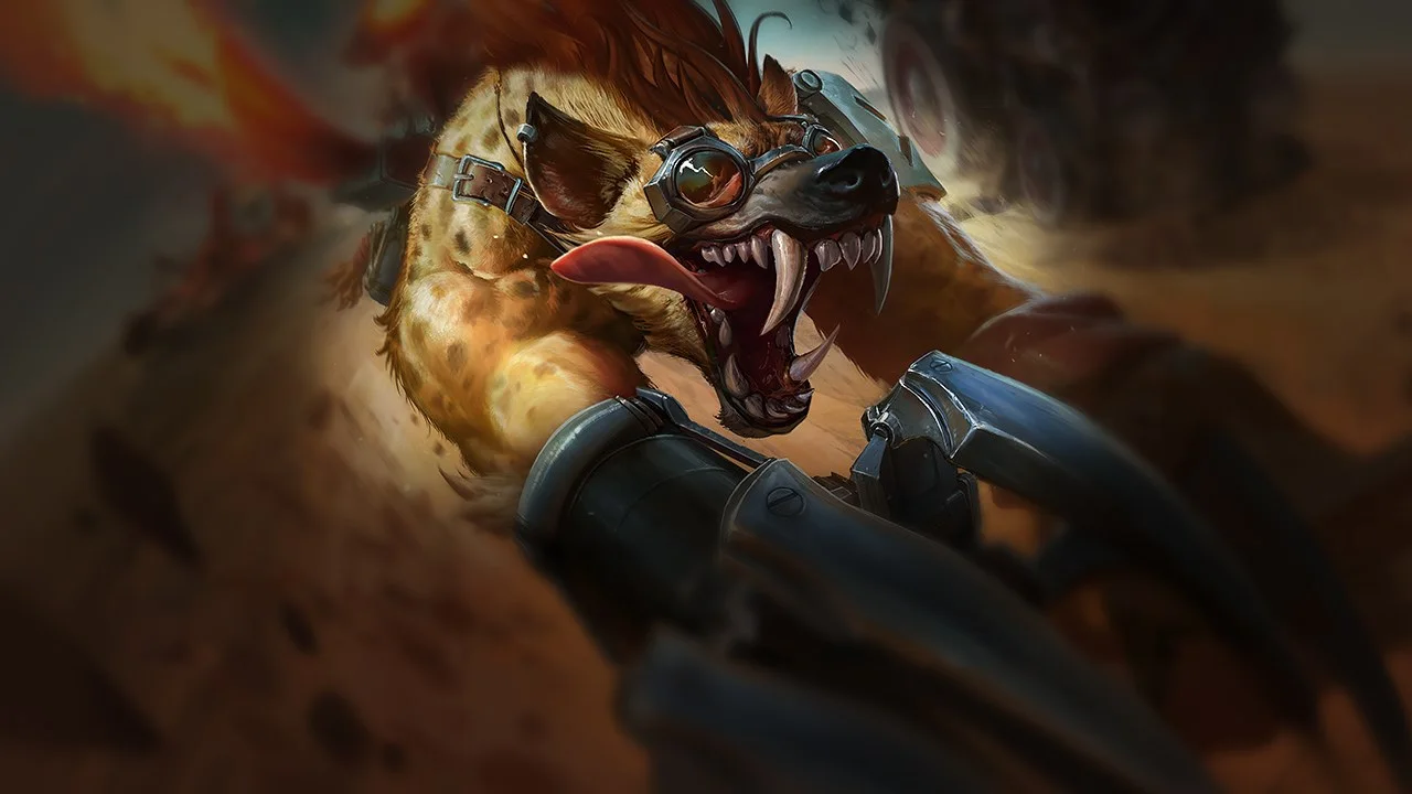Hyena Warwick splash art