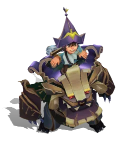 Papercraft Nunu & Willump Obsidian chroma