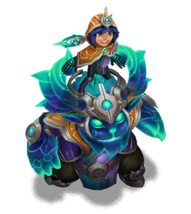 Cosmic Paladins Nunu & Willump Turquoise chroma
