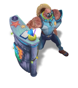 Pool Party Braum Aquamarine chroma