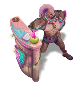 Pool Party Braum Rose Quartz chroma