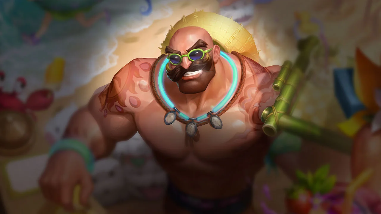 Pool Party Braum splash art