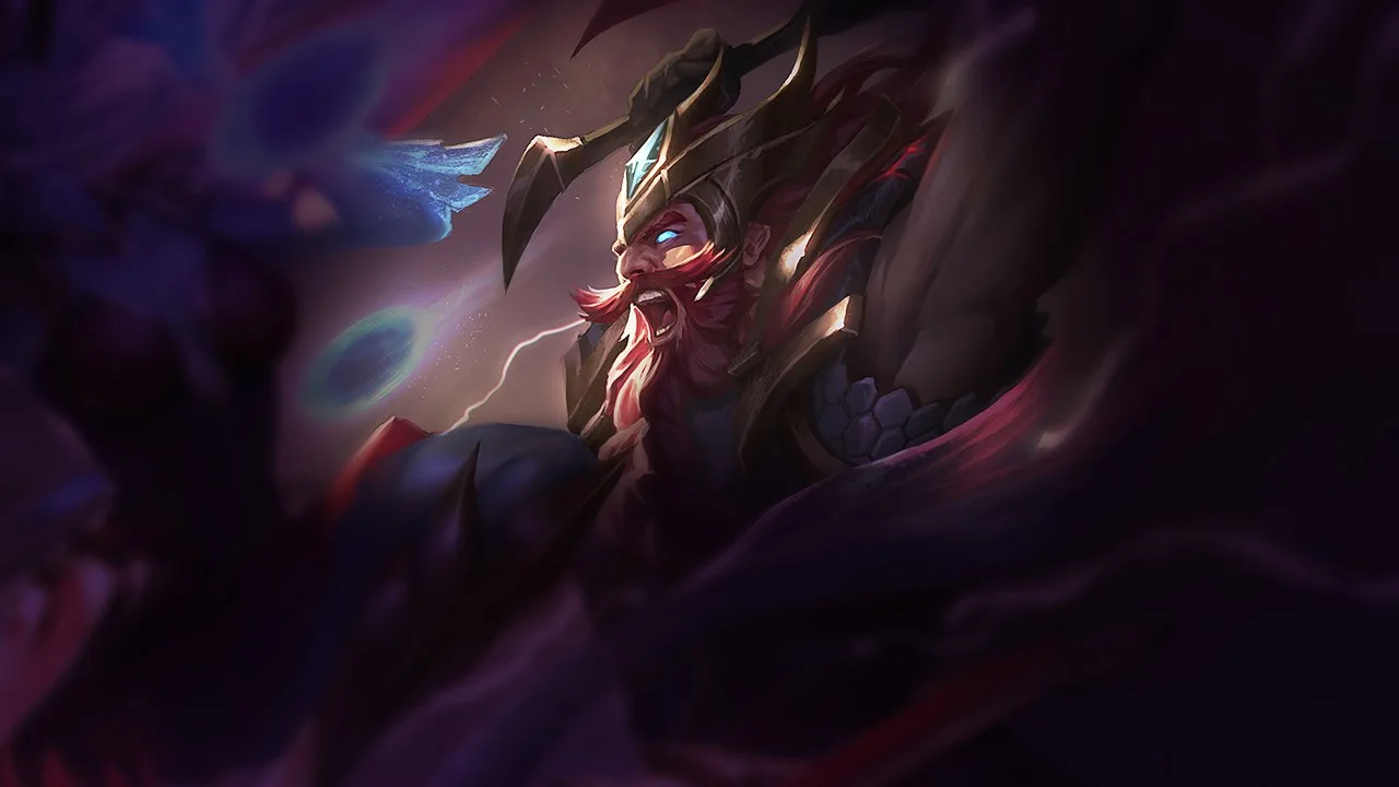 SKT T1 Olaf splash art
