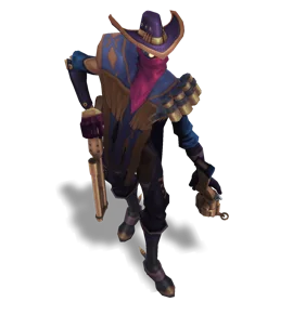 High Noon Jhin Obsidian chroma