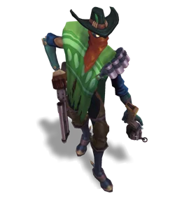 High Noon Jhin Emerald chroma