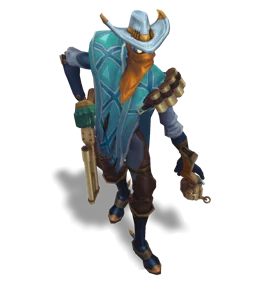 High Noon Jhin Turquoise chroma