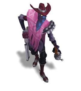High Noon Jhin Rose Quartz chroma