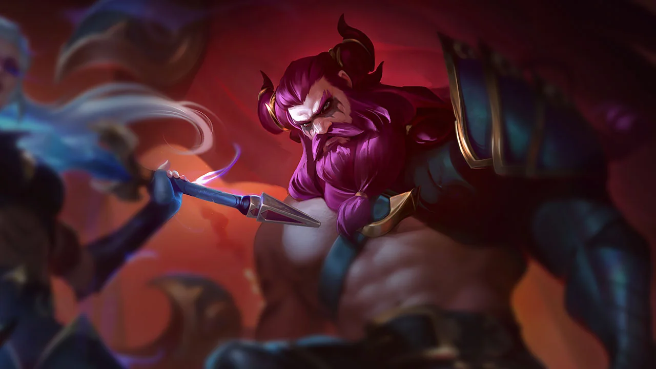 Pentakill Lost Chapter Olaf splash art