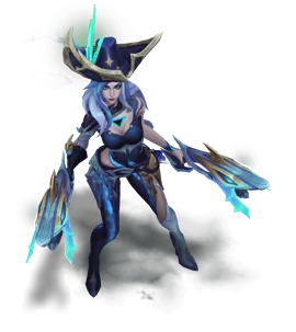 Ruined Miss Fortune Sapphire chroma