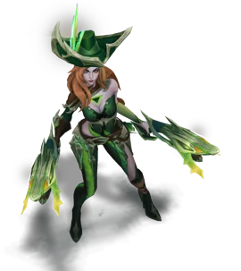 Ruined Miss Fortune Emerald chroma