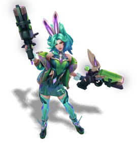 Battle Bunny Miss Fortune Peridot chroma