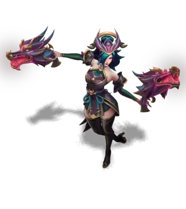 Porcelain Miss Fortune Obsidian chroma