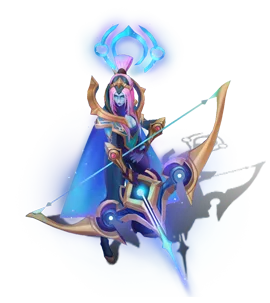 Cosmic Queen Ashe Sapphire chroma