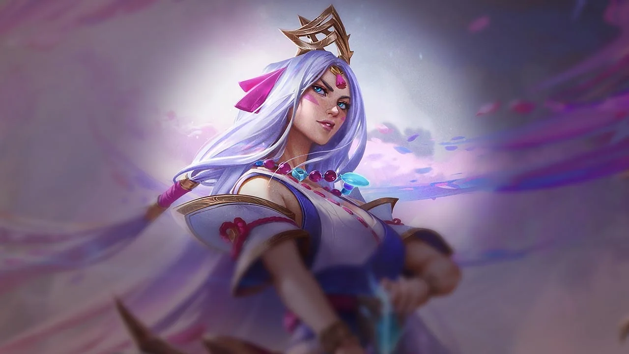 Spirit Blossom Ashe splash art