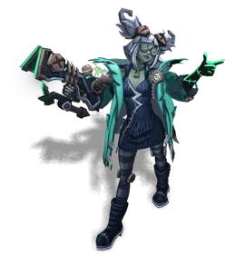 Fright Night Zeri Turquoise chroma