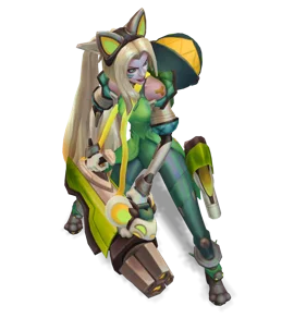 Battle Cat Jinx Emerald chroma