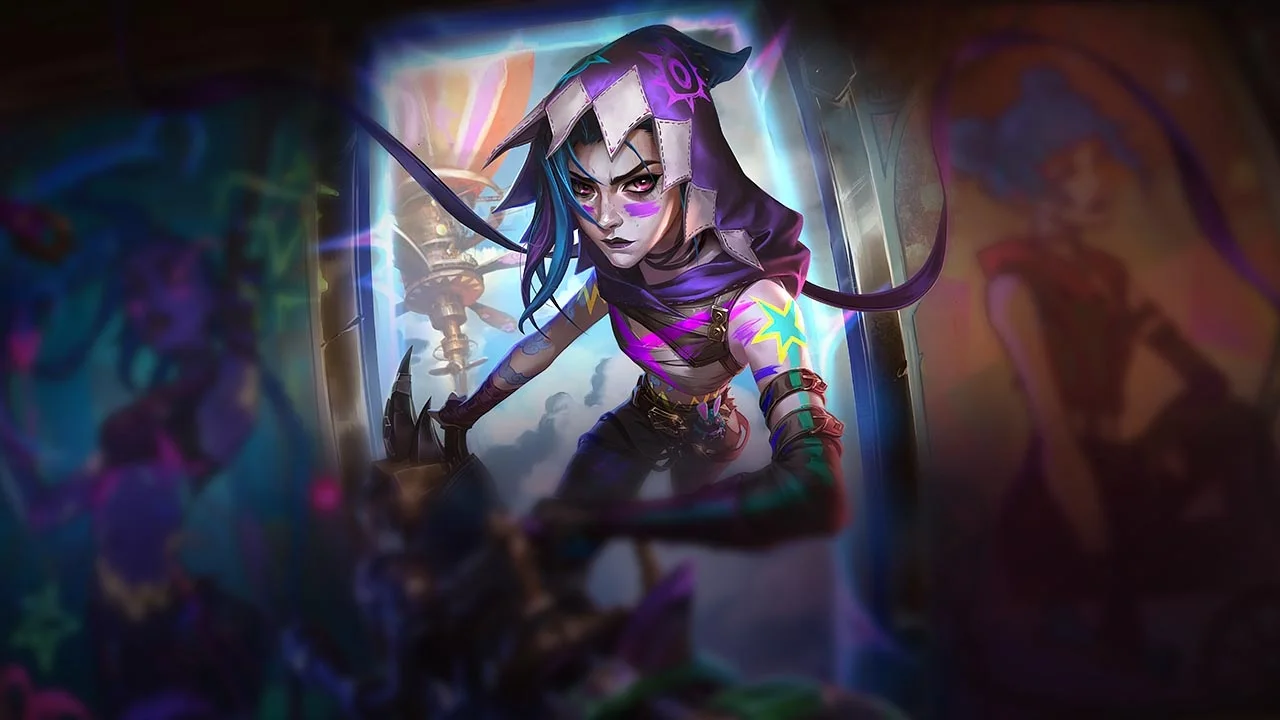 Arcane Fractured Jinx splash art