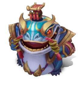 Coin Emperor Tahm Kench Aquamarine chroma