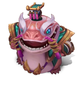Coin Emperor Tahm Kench Rose Quartz chroma