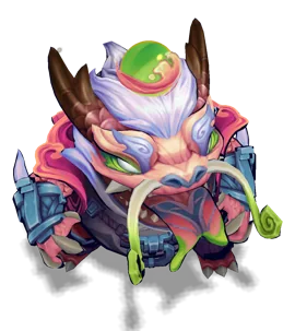 Shan Hai Scrolls Tahm Kench Rose Quartz chroma