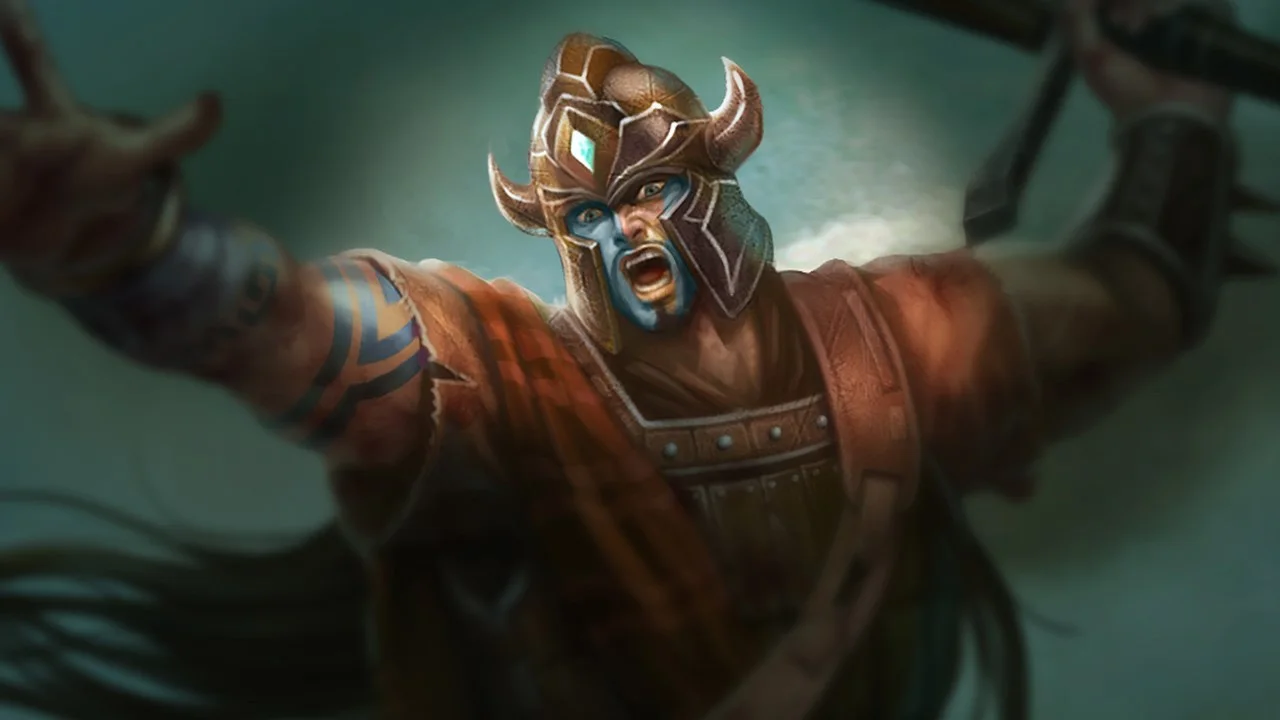 Highland Tryndamere splash art