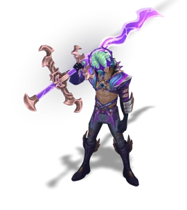 Dissonance of Pentakill Viego Tanzanite chroma