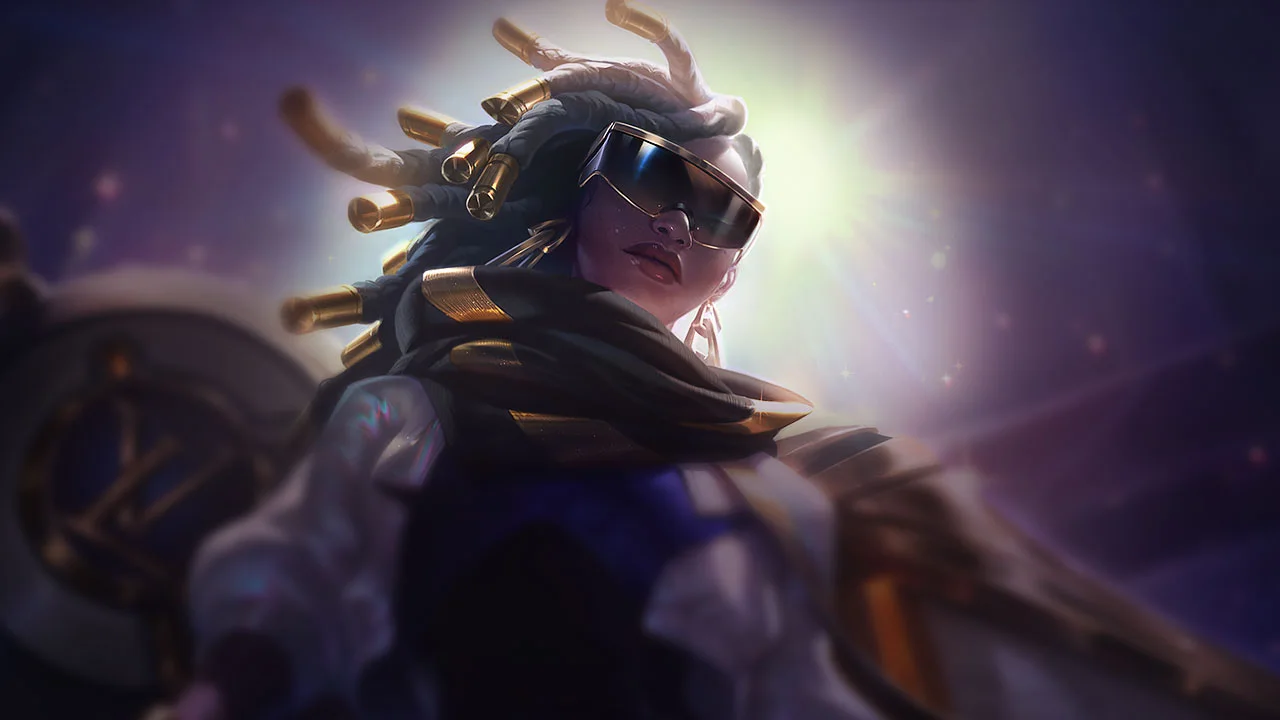 Prestige True Damage Senna splash art