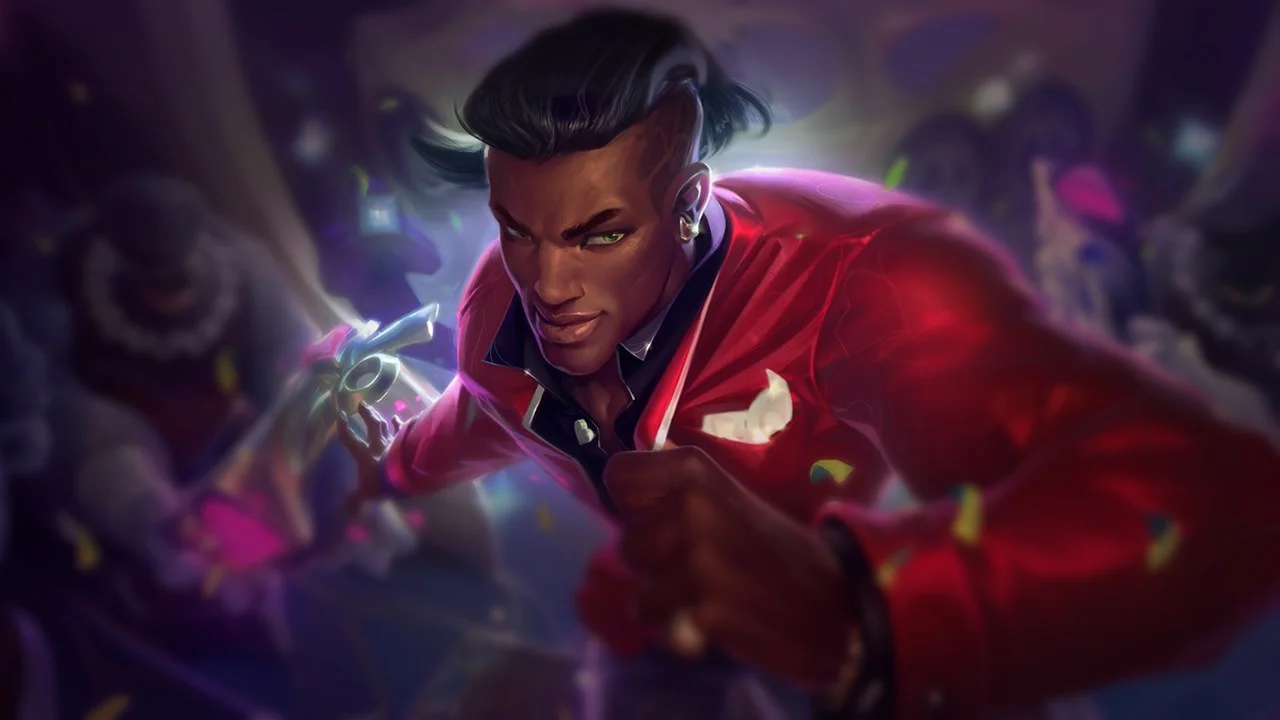 Heartseeker Lucian splash art