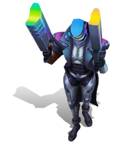 Demacia Vice Lucian Neon Noir chroma
