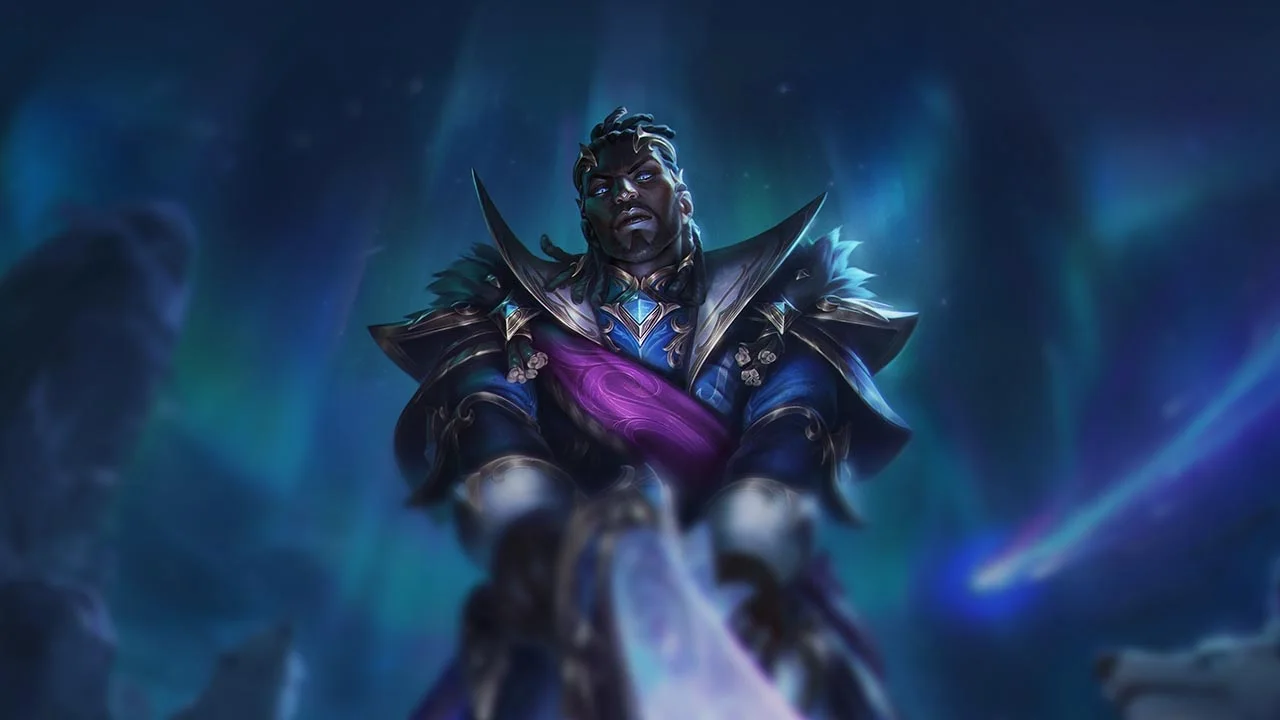 Winterblessed Lucian splash art