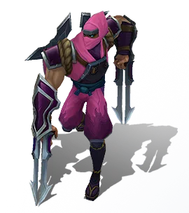 Shockblade Zed Rose Quartz chroma