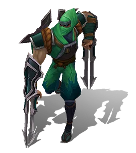 Shockblade Zed Emerald chroma