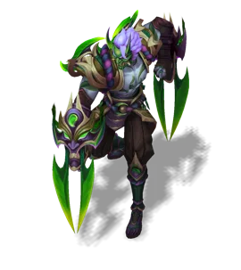 Blood Moon Zed Emerald chroma