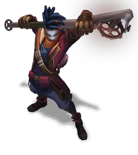 Arcane Firelight Ekko Ruby chroma