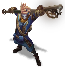 Arcane Firelight Ekko Aquamarine chroma