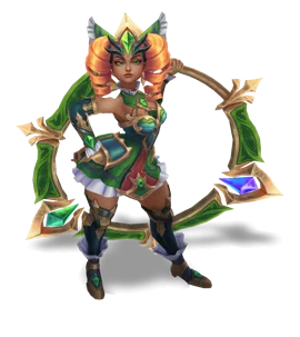 Battle Queen Qiyana Emerald chroma