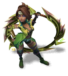 Shockblade Qiyana Emerald chroma