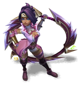 Shockblade Qiyana Rose Quartz chroma