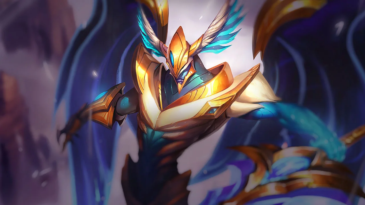 Justicar Aatrox splash art