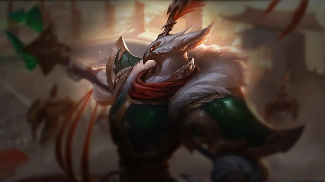 Warring Kingdoms Azir splash art