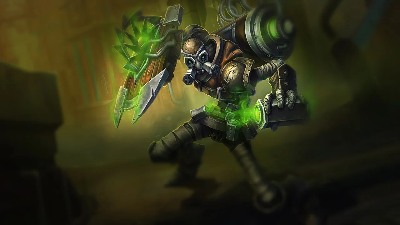 Hextech Singed splash art