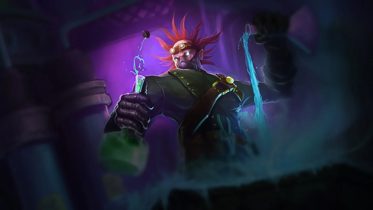 Mad Scientist Singed splash art