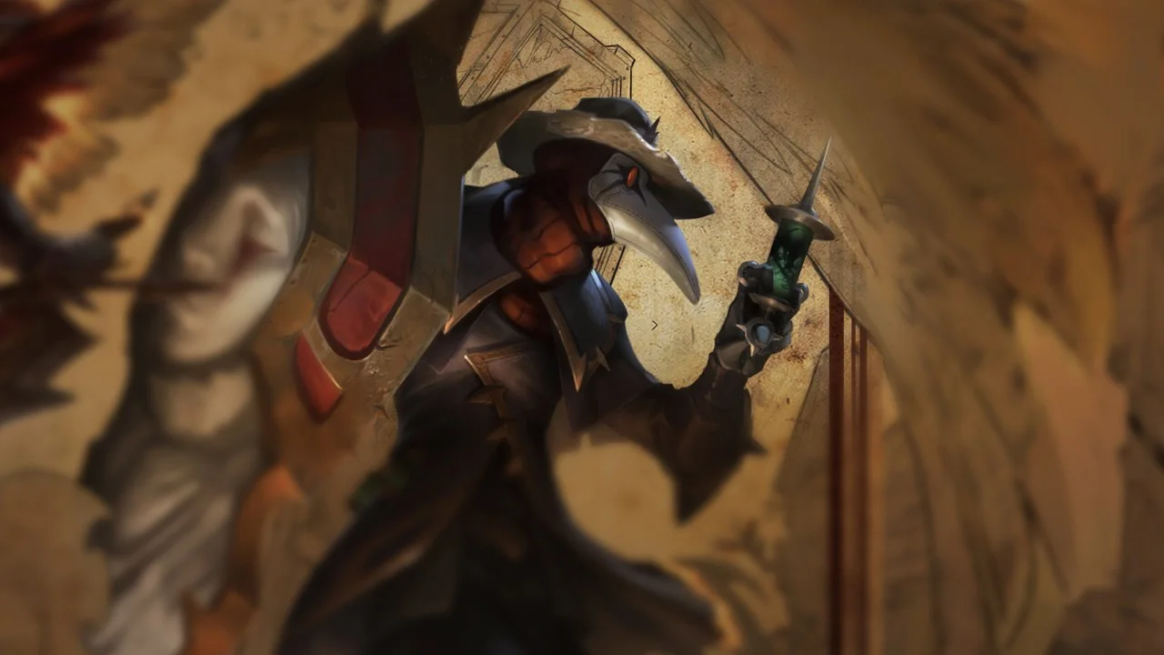 Black Scourge Singed splash art