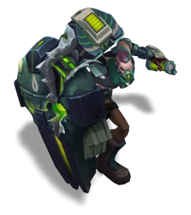 Resistance Singed Emerald chroma