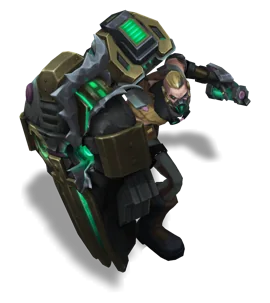 Resistance Singed Obsidian chroma