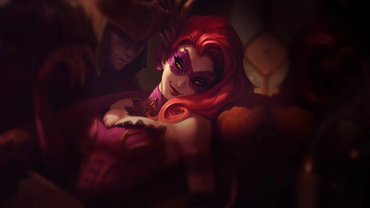 Masquerade Evelynn splash art