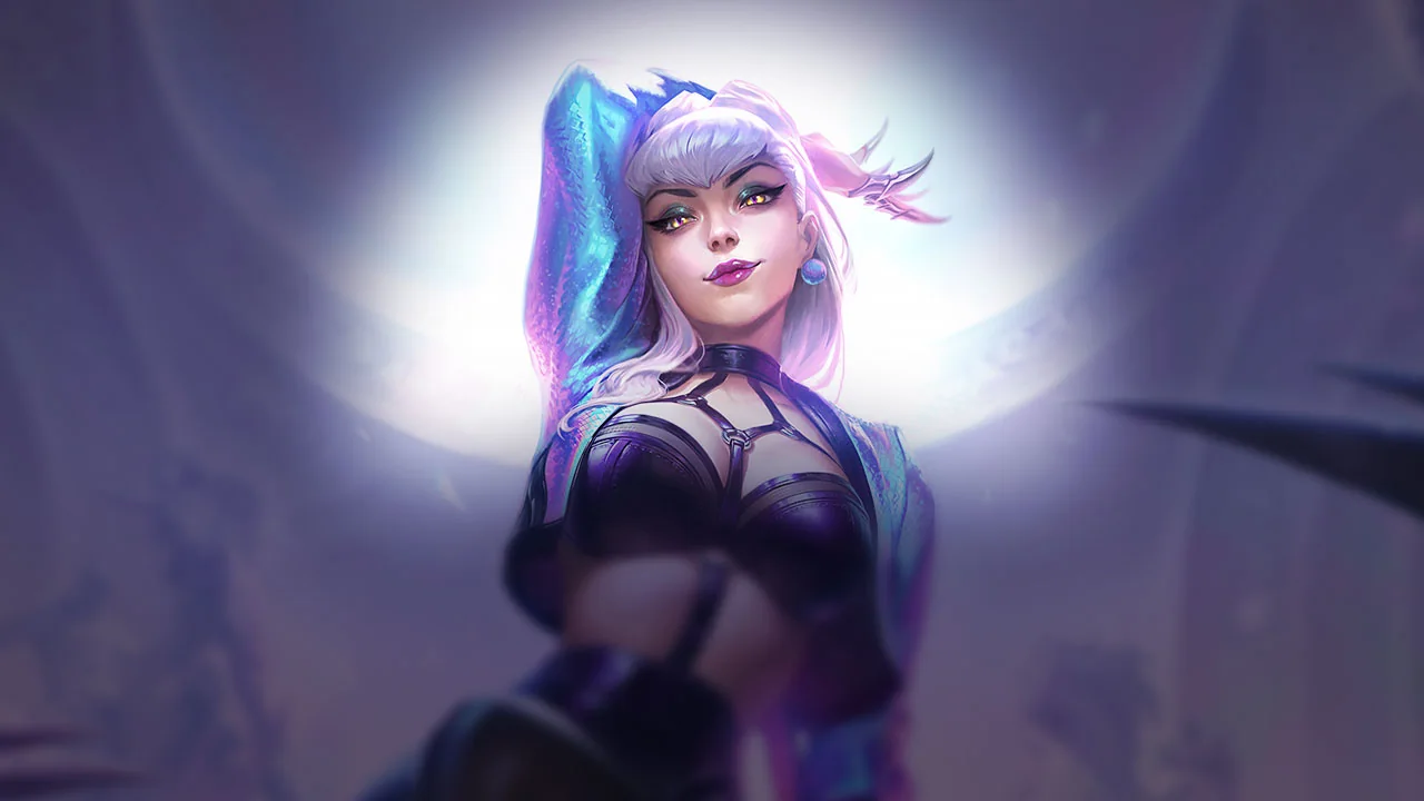 KDA ALL OUT Evelynn splash art